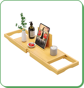 Bamboo Bath Caddy Tray