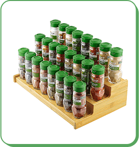 Bamboo Spice Rack