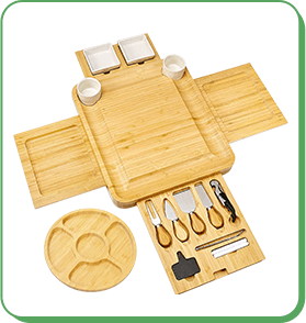 Bamboo Wood Cheese Board